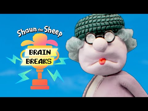 NEW 🐑 Help Gran 🐑 Shaun the Sheep - Brain Break 🐑 For Kids