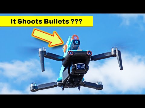 This Camera Drone Shoots Plastic Bullets!  Review