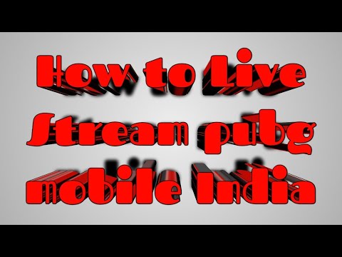 How to live Stream pubg mobile Game