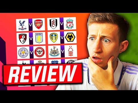 PREMIER LEAGUE 22/23 Fixtures Review In 30 Seconds Or Less