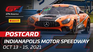 POSTCARD - Indianapolis Motor Speedway - Pirelli GT4 America 2021