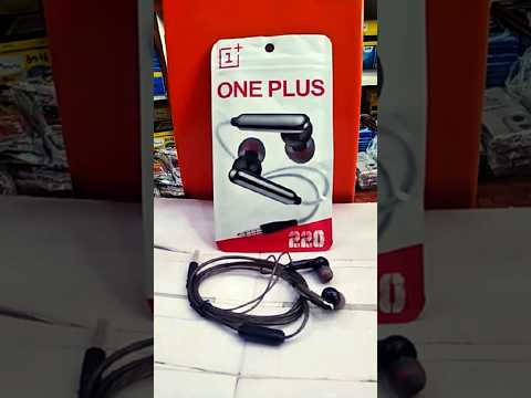 ONE PLUS ORIGINAL EARPHONE CRYSTAL CLEAR STEREO SOUND QUALITY #SHORT #SHORTFEED #ONEPLUS