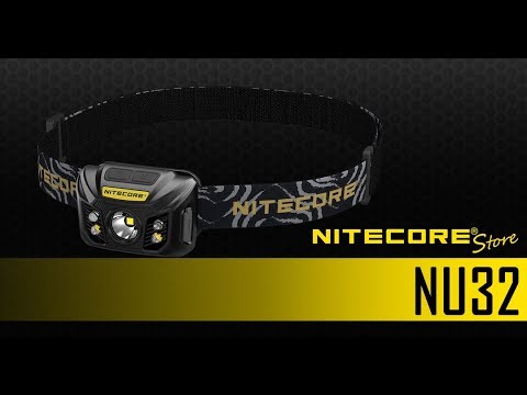 (Discontinued) NITECORE NU32 550 Lumen USB Rechargeable Headlamp w/ Secondary Red & High CRI Output