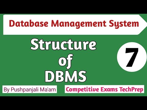 Lec - 1.7 Structure of DBMS || Database Management System in Hindi