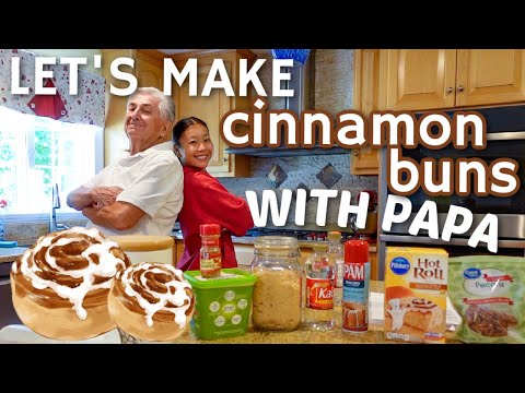 COOKIN' WITH PAPA IS BACK (cinnamon bun edition).