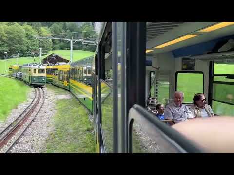 Along the Way Wengen to Lauterbrunnen