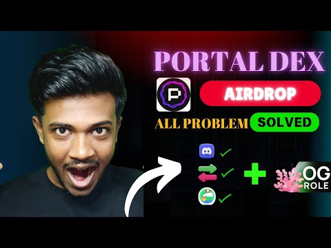 Portal Dex Airdrop/ All problems solution in this video/ earn 3000 shards in 5min✅