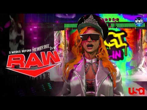 WWE 2k24 MONDAY NIGHT RAW; 3 WEEKS BEFORE NO WAY OUT (1/2)