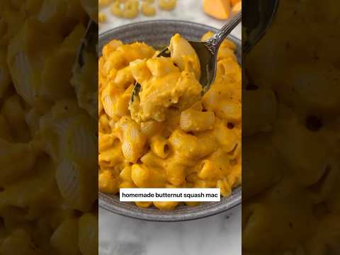 Homemade Butternut Squash Mac & Cheese Lighter!