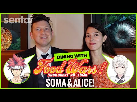 Dining with Food Wars' Soma & Alice Voice Actors!