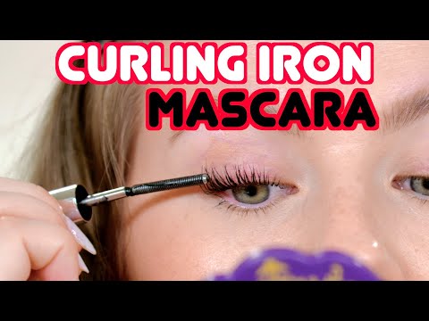 CURLING IRON MASCARA?! WOW!