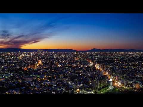 【タイムラプス】東山スカイタワーの夕景から夜景