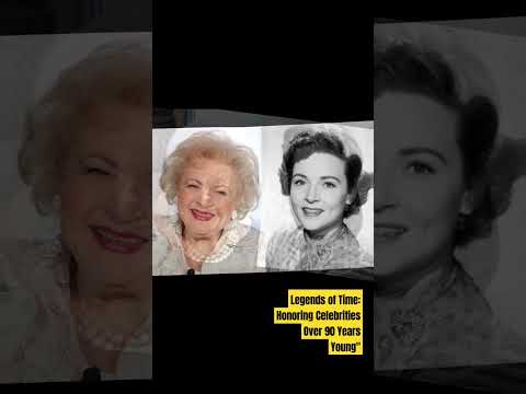 Legends of Time: Honoring Celebrities Over 90 Years Young#thenandnow#viral