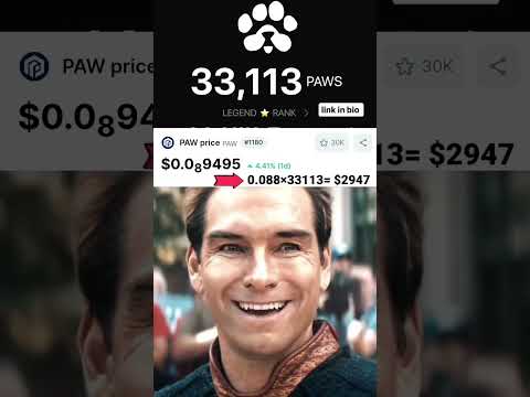 Paws Airdrop Listing Date | Paws Price Prediction | Paws Airdrop Withdrawal Process | #shorts