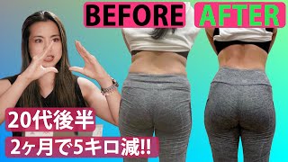 【ダイエット】2ヶ月でマイナス5kgボディメイクメソッド解説