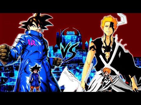 Goku TB V2 (New) VS Ichigo TYBW Shikai V3 in Jump Force Mugen