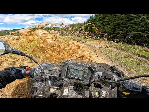 First Time Riding 1000cc Super Quad In Deep Water