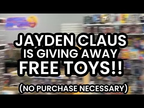 FREE TOYS AT JAYDEN’S TOYS! (Today ONLY)   LIVE From Jayden’s Toys In Plano, TX