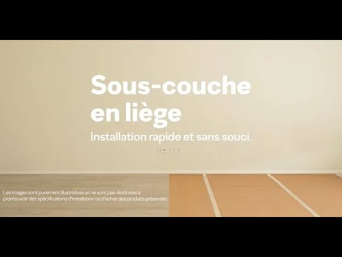 Sous-couche en liège - Installation rapide et sans souci (FR)