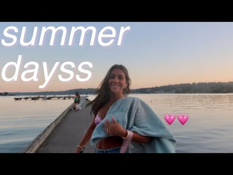 SUMMER DAYS IN MY LIFE *sunset swims, drives, shopping, target*