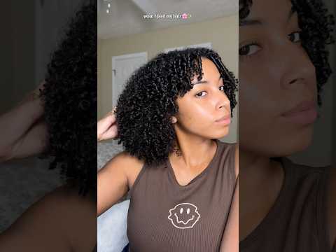 what I feed my hair ✨🫶🏽 #curly #curlyhairstyles #naturalhair #kayyyvonne #curlyhairroutine