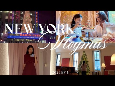 Vlogmas 2024 Ep 1🎄 | december in nyc, cozy girls date, shopping in soho & Christmas Spectacular!