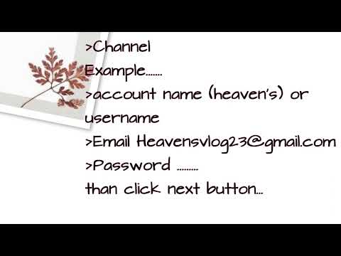 How to create YouTube & Google account .