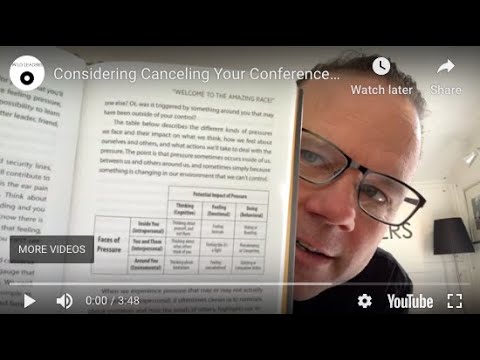 Considering Canceling Your Conference? A Case for Composure Day 2