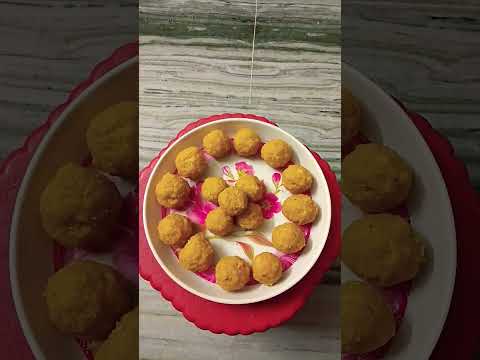 స్విట్ షాప్ స్టైల్ బెల్లం బుంది లడ్డు 👍🏻👌 #music #food #laddu #sweetrecipes #shortvideo #shorts