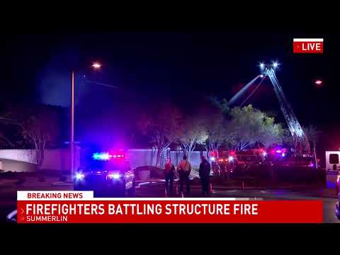 House fire breaks out near Town Center, Summerlin Parkway