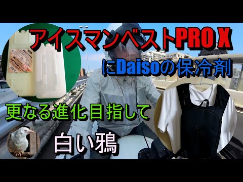 アイスマンベスト PRO X 水冷服にDaisoの保冷剤