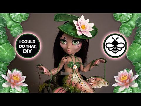 🌸 LILY THE FRESHWATER MERMAID 🌸 - 3D PRINTED DOLL! MERMAY COLLAB!!