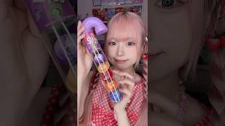 インサイドヘッド2 記憶グスルゼリー食べてみた🟡🔵🟣🟢#shorts #お菓子 #asmr #mukbang #jelly #snacks #insideout #eating