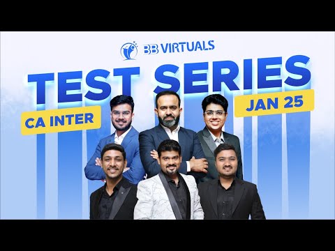 CA INTER TEST Series For JAN 25 by BB VIRTUALS