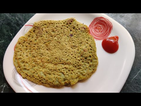 Moong Dal Chilla Recipe - Healthy Breakfast Recipe #healthybreakfastrecipe #breakfastrecipeideas