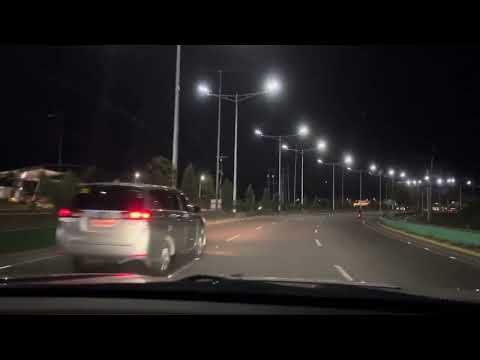 Cebu City April 4 | A Night Drive featuring the Cebu South Road Properties (SRP).  Nice Lampposts!