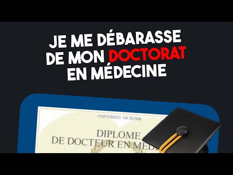 J’ai récupéré mon doctorat … et aucune émotion. #médecine #étudiant #externat