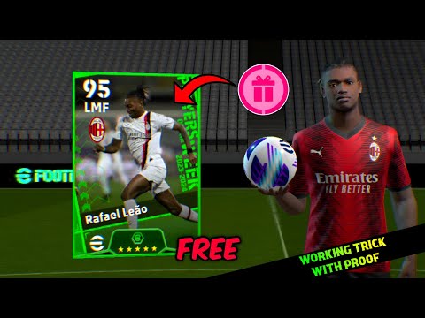 100 Rated Booster Rafael Leao Free Try Trick😎 | In eFootball 2024 Mobile