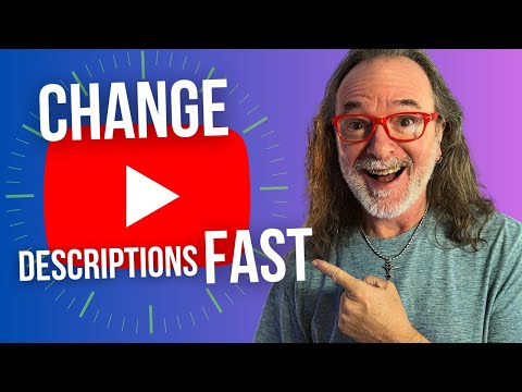 Change Your YouTube Descriptions in SECONDS - Here's How!