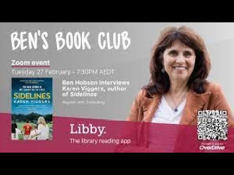 Ben's Book Club featuring 'Sidelines' by Karen Viggers