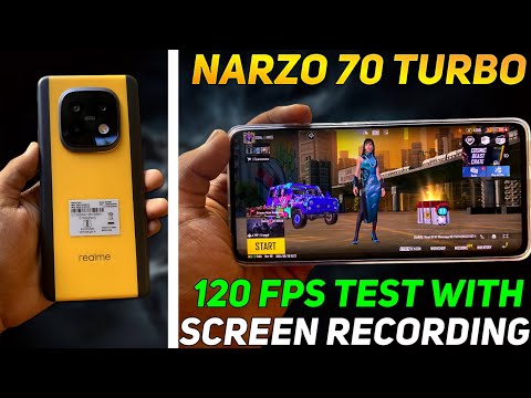 REALME NARZO 70 TURBO BGMI 120 FPS TEST WITH SCREEN RECORDING | FRAMDROP AND HEATING 🥺😔