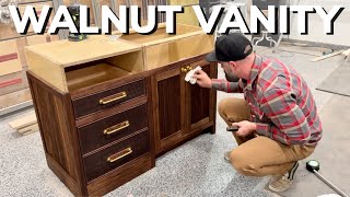 This Was Harder Than It Looks || How to Build a Bathroom Vanity With Drawers