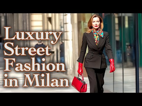 Quiet Luxury & Italian Style: Street Fashion in Milan's Wealthiest Neighborhood. Unique Fashion Walk