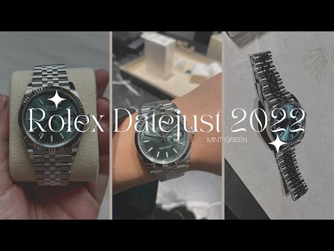 Rolex Datejust Mint Green | New Model 2022 | Unboxing | Day & Night Real Color Difference