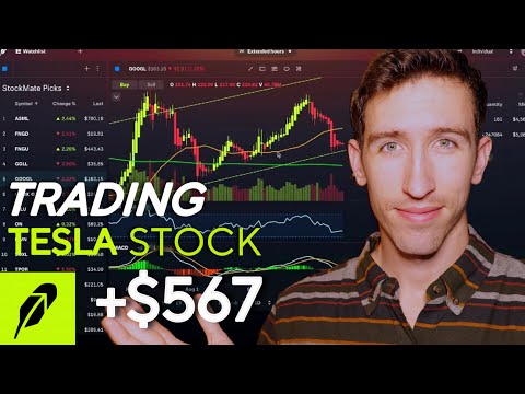 How I Made $567 Today Trading Tesla Stock