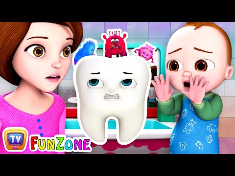 No No Brush My Teeth Song - ChuChu TV Funzone Nursery Rhymes & Toddler Videos