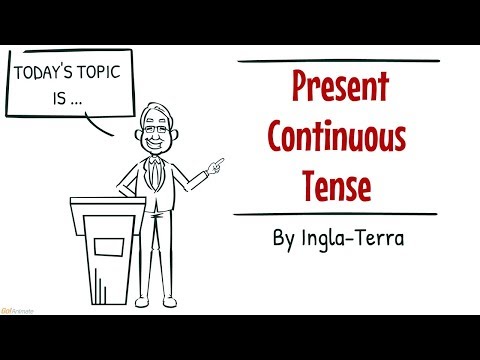 The Present Continuous Tense: English Grammar