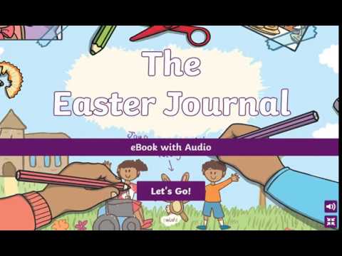 The Easter Journal Twinkl Originals eBook with Audio (clip)