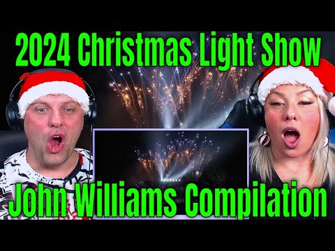 Reaction To 2024 Christmas Light Show - John Williams Compilation | THE WOLF HUNTERZ REACTIONS