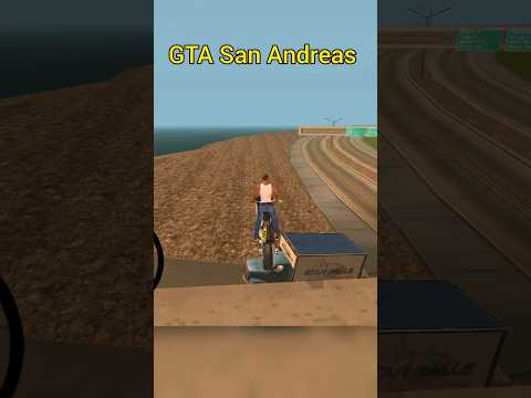 AIRPORT BIKE STUNT PT 486 GTA SAN ANDREAS #gtasanandreas #shorts